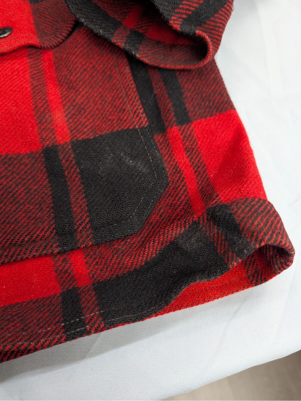 Vintage Pendleton Mackinaw Cruiser Plaid Jacket Size Large - Picture 6 of 9